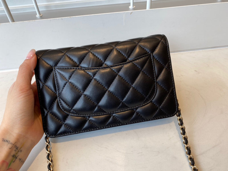 Chanel Cross Body Bag Calf Skin Leather