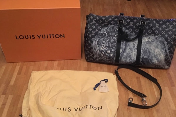 Limited Edition Louis Vuitton x Nigo Keepall 50 Bandoulière Travel